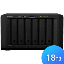 DS1621xs+ 18TB Synology DiskStation - Storage NAS 6 baias SATA