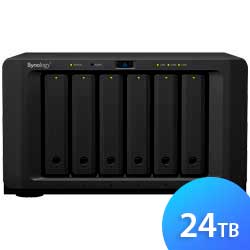 DS1621xs+ 24TB Synology DiskStation - Storage NAS 6 baias SATA