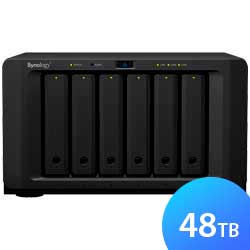 DS1621xs+ 48TB Synology DiskStation - Storage NAS 6 baias SATA