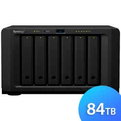 DS1621xs+ 84TB Synology DiskStation - Storage NAS 6 baias SATA