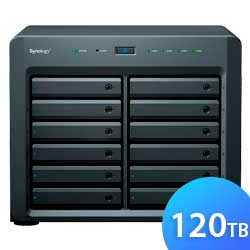 DS3617xsII 120TB Synology Diskstation - Storage NAS 12 Baias SATA