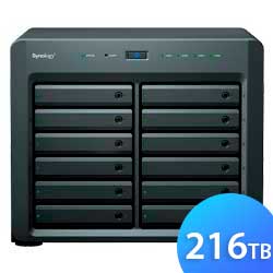 DS3617xsII 216TB Synology Diskstation - Storage NAS 12 Baias SATA