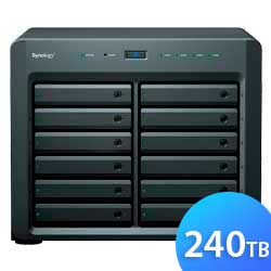 DS3617xsII 240TB Synology Diskstation - Storage NAS 12 Baias SATA