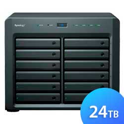 DS3617xsII 24TB Synology Diskstation - Storage NAS 12 Baias SATA