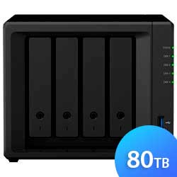 DS420+ 80TB Synology Diskstation - Storage NAS 4 Baias p/ SATA