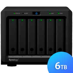 DS620slim Synology DiskStation - Storage NAS 6 Baias SATA