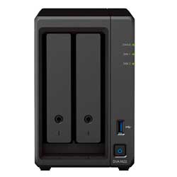 DVA1622 Synology - Servidor NVR 2 Baias p/ HDD SATA/SSD