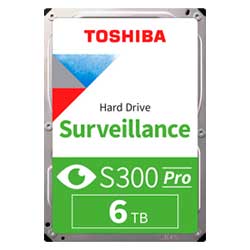 HDWTA60UZSVA 6TB Toshiba - HD Interno S300 Pro Surveillance