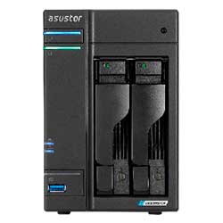 Lockerstor 2 AS6702T Asustor - Storage NAS 2 Bay p/ HDD SATA