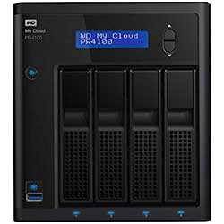 Storage NAS My Cloud Pro Series PR4100 72TB WD - WDBNFA0720KBK-NESN