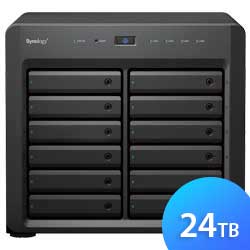 DS2422+ 24TB Synology - NAS Storage 12 Baias SATA