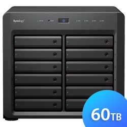 DS2422+ 60TB Synology - NAS Storage 12 Baias SATA