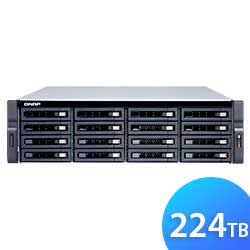 TS-1683XU-RP 224TB Qnap - NAS Storage 16 baias para discos SSD SATA