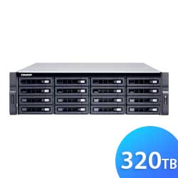 TS-1683XU-RP 320TB Qnap - Storage NAS 16 baias para discos SSD SATA