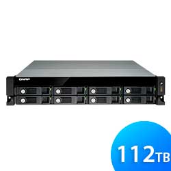 NAS Storage 8 baias TVS-871U-RP 112TB