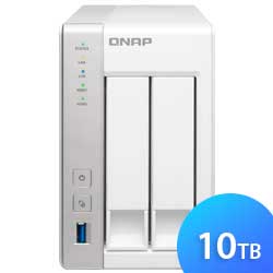 TS-251 10TB Qnap - Personal NAS SATA com HDMI e DLNA