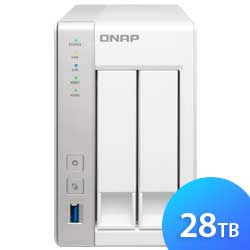 TS-251 28TB Qnap - Personal NAS SATA com HDMI e DLNA