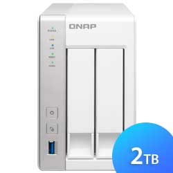 TS-251 2TB Qnap - Personal NAS SATA com HDMI e DLNA