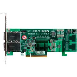Placa mini SAS para drives LTO e storages externos - ARECA ARC-1320-8X
