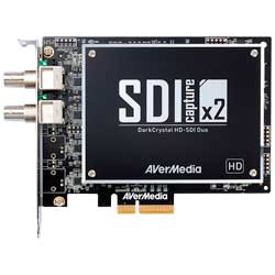 Placa de vídeo captura HD SDI Darkcrystal CD910 Avermedia