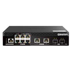 QSW-M2106PR-2S2T Qnap - Switch Gerenciável de 10x portas SFP+/RJ-45