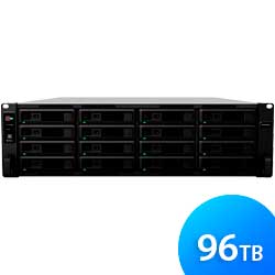 RS2818RP+ 96TB - Storage NAS 16 baias Rackstation SATA