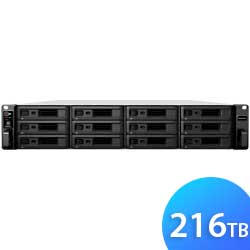 RS3621RPxs 216TB Synology RackStation - Storage NAS 12 Baias SATA