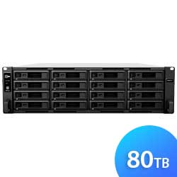 RS4021xs+ 80TB RackStation Synology - Storage NAS SATA/SSD