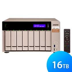 Server NAS 8 baias TVS-873 16TB