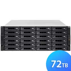TS-h2483XU-RP 72TB Qnap - Storage NAS 24 Baias HDD/SSD SATA