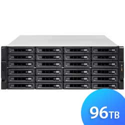 TS-h2483XU-RP 96TB Qnap - Storage NAS 24 Baias HDD/SSD SATA