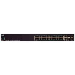 Cisco SG350X-24MP - Switch Gerenciável 24 portas LAN 1G PoE