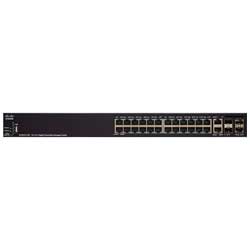 Cisco SG350X-24P - Switch Gerenciável 24 portas LAN 1G PoE