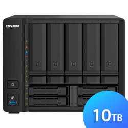 TS-932PX Qnap - Storage NAS 9 baias p/ HDD SSD SATA 10TB