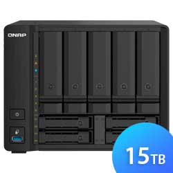 TS-932PX Qnap - Storage NAS 9 Baias p/ HDD SSD SATA 15TB