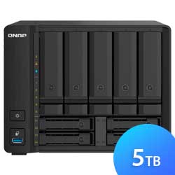 TS-932PX Qnap - Storage NAS 9 baias p/ HDD SSD SATA 5TB