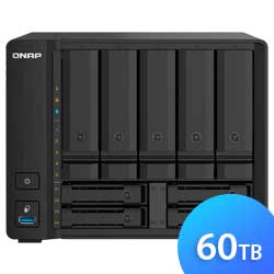 TS-932PX Qnap - Storage NAS 9 Baias p/ HDD SSD SATA 60TB