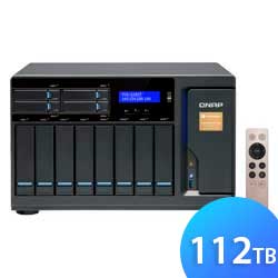 Storage DAS 8 baias TVS-1282T 112TB