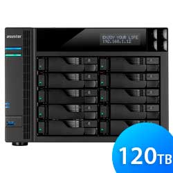 AS6210T Asustor - 10 Bay NAS Server 120TB Desktop SATA