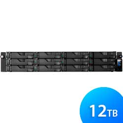 AS6212RD 12TB Asustor - Storage NAS Rackmount p/ 12 Hard Disks SATA