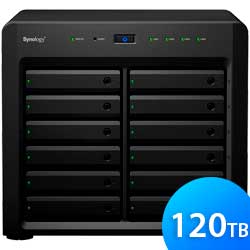 DS2419+ 120TB Synology - Storage NAS 12 baias Diskstation SATA