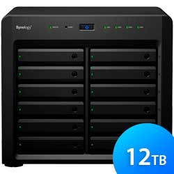 Storage NAS 12 baias Diskstation - Synology DS2419+ 12TB