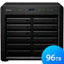 DS2419+ 96TB Synology - Storage NAS 12 baias Diskstation SATA