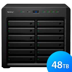 DS3617xs 48TB Synology - Storage NAS 12 Bay Diskstation SATA