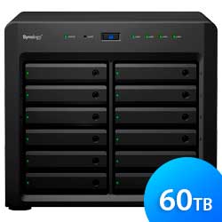 DS3617xs 60TB Synology - Storage NAS 12 Baias Diskstation SATA