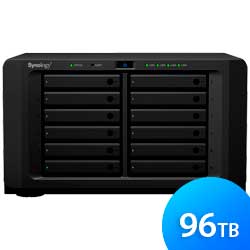 FS1018 96TB Synology - Storage NAS 12 baias FlashStation SATA