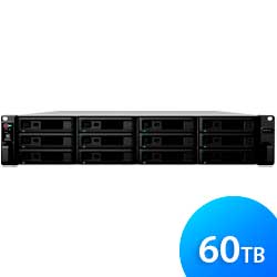RS18017xs+ 60TB Synology - Storage NAS 12 Bay Rackstation SATA
