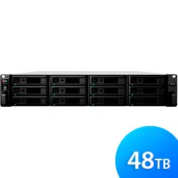 RS2418+ 48TB Synology - 12-bay NAS storage RackStation SATA