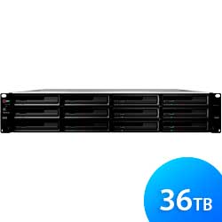 RS3614xs+ 36TB Synology - Storage NAS 12 Baias RackStation SATA