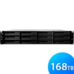 Synology  168TB RS3617xs - Storage NAS para hard drives SATA
